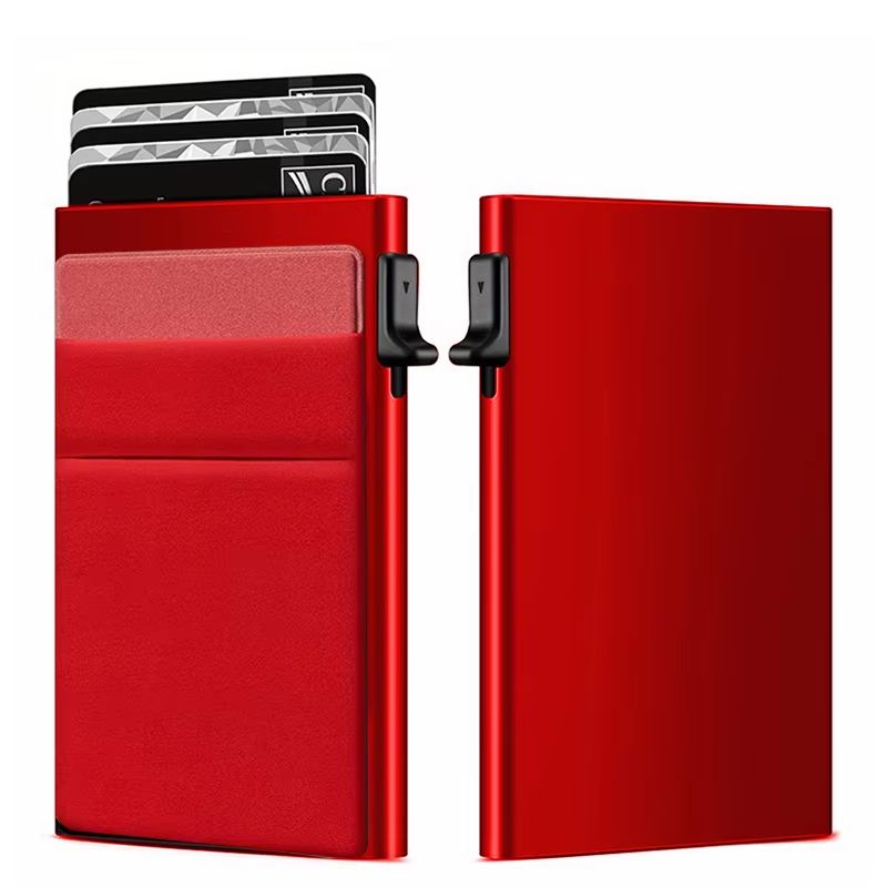 SecureSlim RFID Blocking Metal Card Holder Wallet For Men 11
