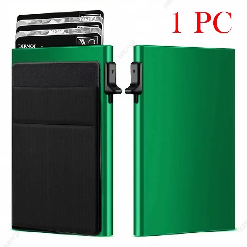 SecureSlim RFID Blocking Metal Card Holder Wallet For Men 12