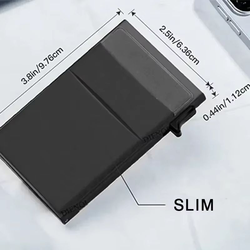 SecureSlim RFID Blocking Metal Card Holder Wallet For Men 2