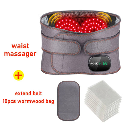 Electric Heating Waist Massager Belt With Vibration And Hot Compress 10