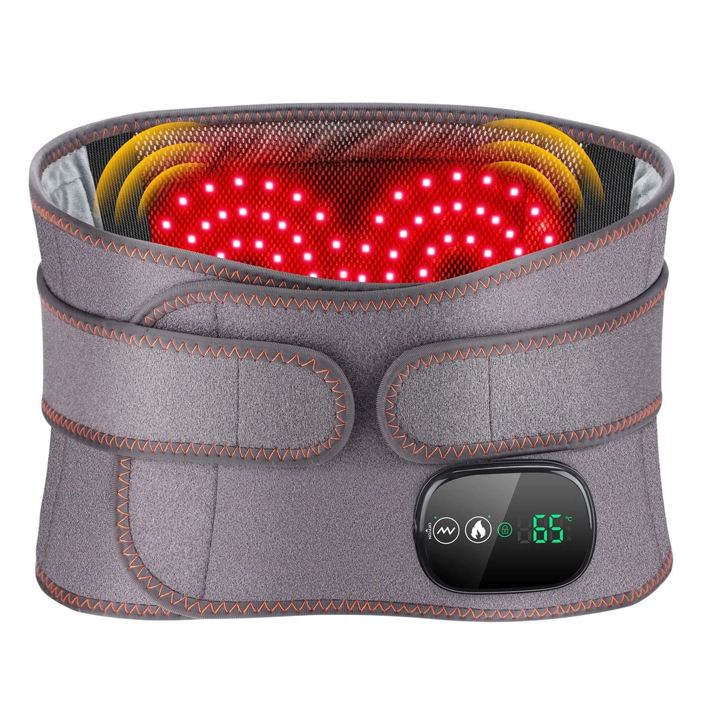 Electric Heating Waist Massager Belt With Vibration And Hot Compress 7