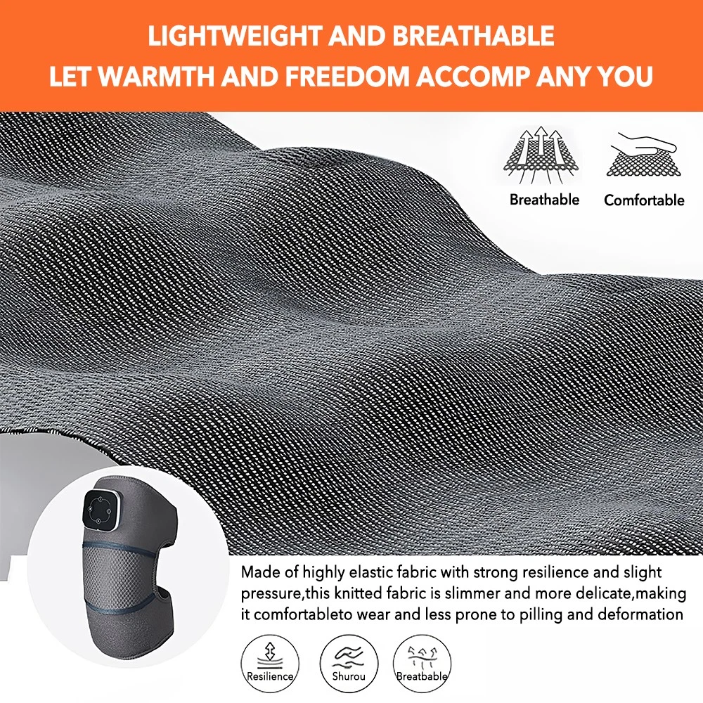 Universal Vibration Knee Warmer, Heated Knee Brace, Shoulder Massage Warmer, Adjustable Joint Pain Relief Device