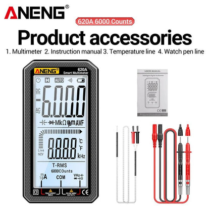 Digital Smart Multimeter With True RMS And 6000 Count Display 9