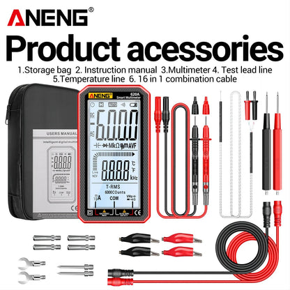Digital Smart Multimeter With True RMS And 6000 Count Display 8