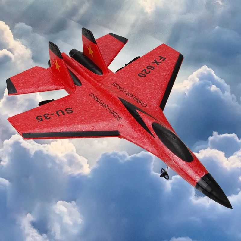 RC Foam SU35 Fighter Jet Glider With Remote Control And LED Lights 5