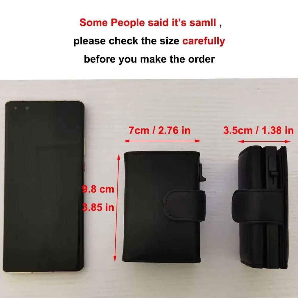 SmartShield RFID Trifold Leather Wallet For Men With Coin Pocket 5