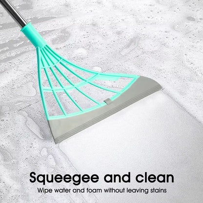 FlexiSweep Silicone Scraper Broom  Floor Wiper For Home Cleaning 1