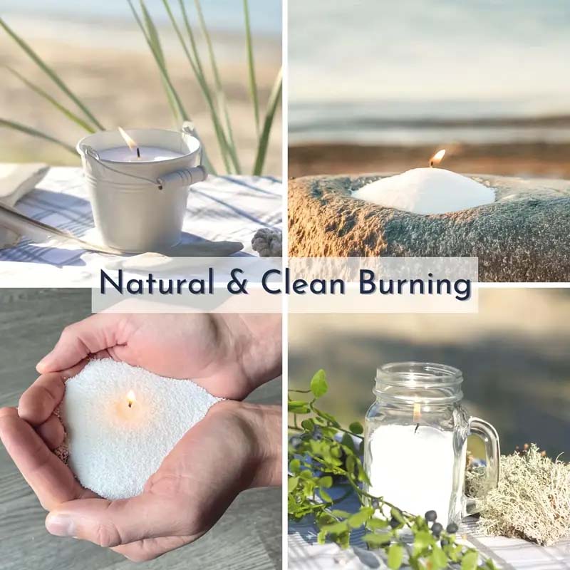DIY Candle Making Kit, Pearl Candle Wax with Wicks, Refillable Pearled Sand for Pillar Candles, Weddings, Parties