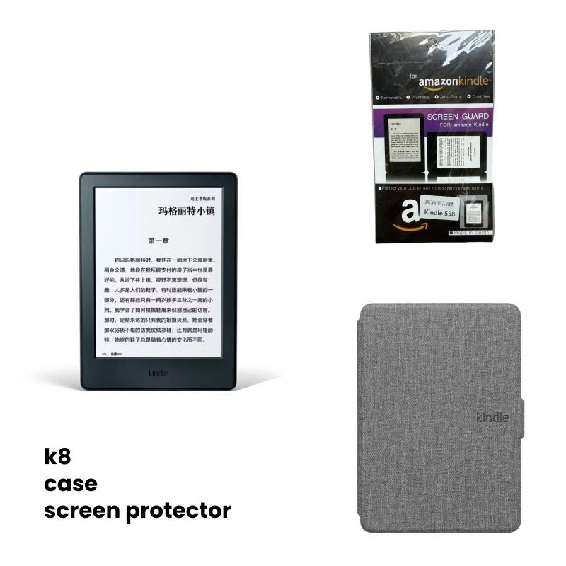 Kindle 8th Generation 6Inch EReader With Touch Screen And WiFi Used 7