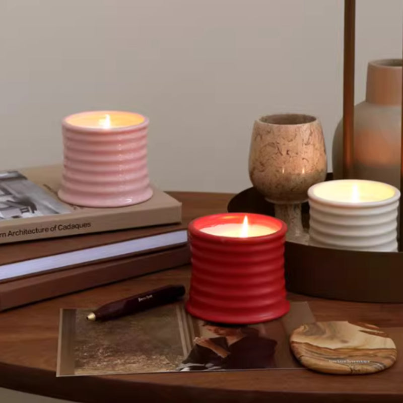 Coconut Wax Candles, Multiple Fragrance Cup Shaped Scented Candles for Home Atmosphere, Birthday Gifts