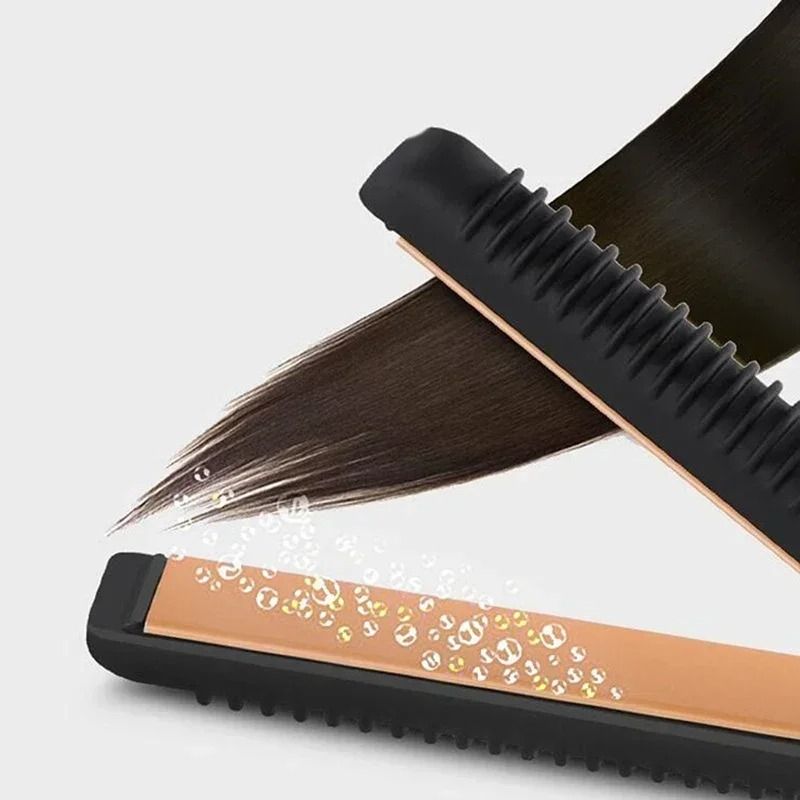 Mini 2in1 Hair Straightener And Curler With Ceramic Plates 2