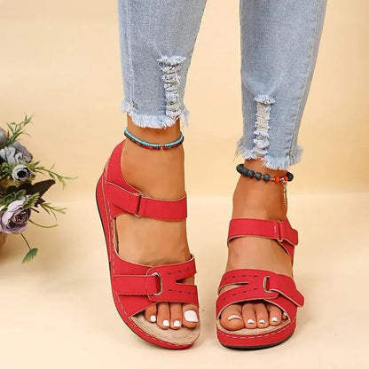 Womens Summer Wedge Sandals With NonSlip Platform Sole 4