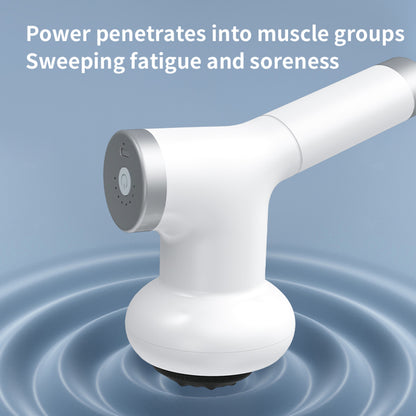 Fat Pushing Device, USB Body Massager, 5 Interchangeable Massage Heads, 8 Levels of Strength