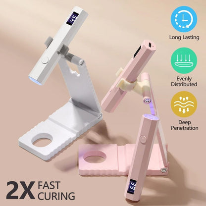Cordless UV Nail Lamp With Adjustable Stand And LCD Display For Fast Gel Curing 2