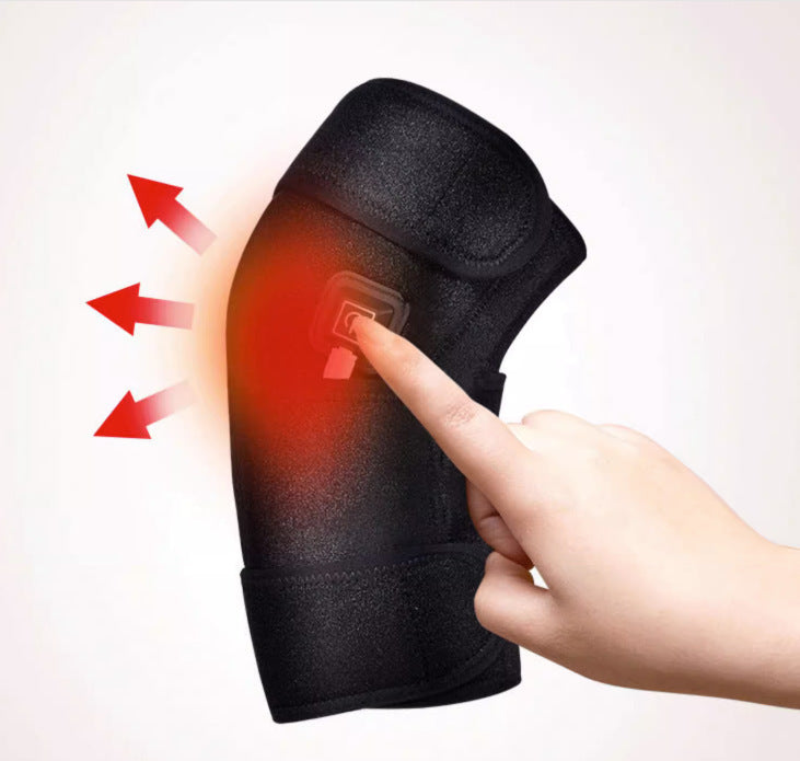 Heated Knee Brace Support For Arthritis Electric Knee Heating Pad Joint Pain Warmer Old Cold Leg Su 1