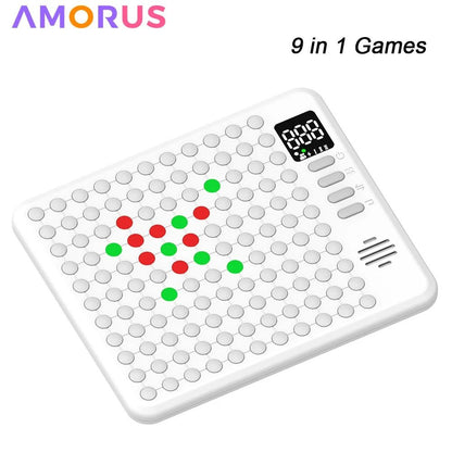 9-in-1 Electronic Smart Board Game with Interactive Lights for Kids and Family