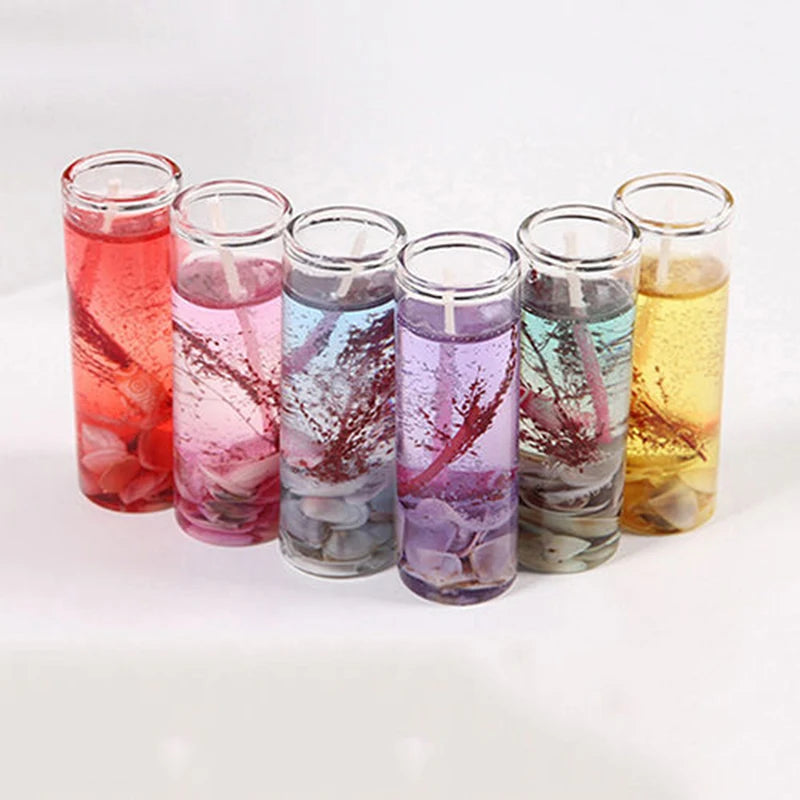 Ocean Shell Scented Candle Aromatherapy Smokeless Jelly Candle Romantic Home Decor Gift For Valenti 5