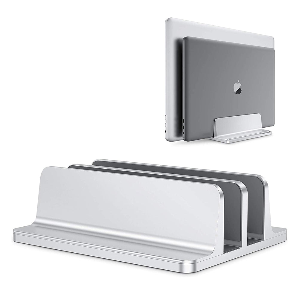 Aluminium Adjustable Vertical Laptop Stand, Portable Notebook Mount, MacBook Pro Air Holder, Support Base, Accessory