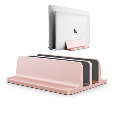 Aluminium Adjustable Vertical Laptop Stand, Portable Notebook Mount, MacBook Pro Air Holder, Support Base, Accessory
