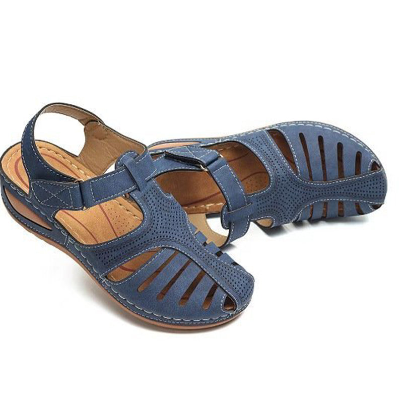 Premium Orthopedic New Womens Sandals Bunion Corrector Flats With Soft Sole Casual Beach Wedge Vulc 2