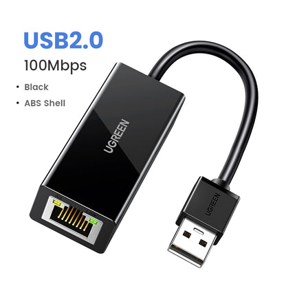 USB RJ45 Lan For PC Windows 10 USB Ethernet Adapter USB 30 Network Card Mi Box 3 S Nintendo Switch  5
