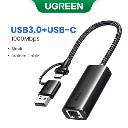 USB RJ45 Lan For PC Windows 10 USB Ethernet Adapter USB 30 Network Card Mi Box 3 S Nintendo Switch  11