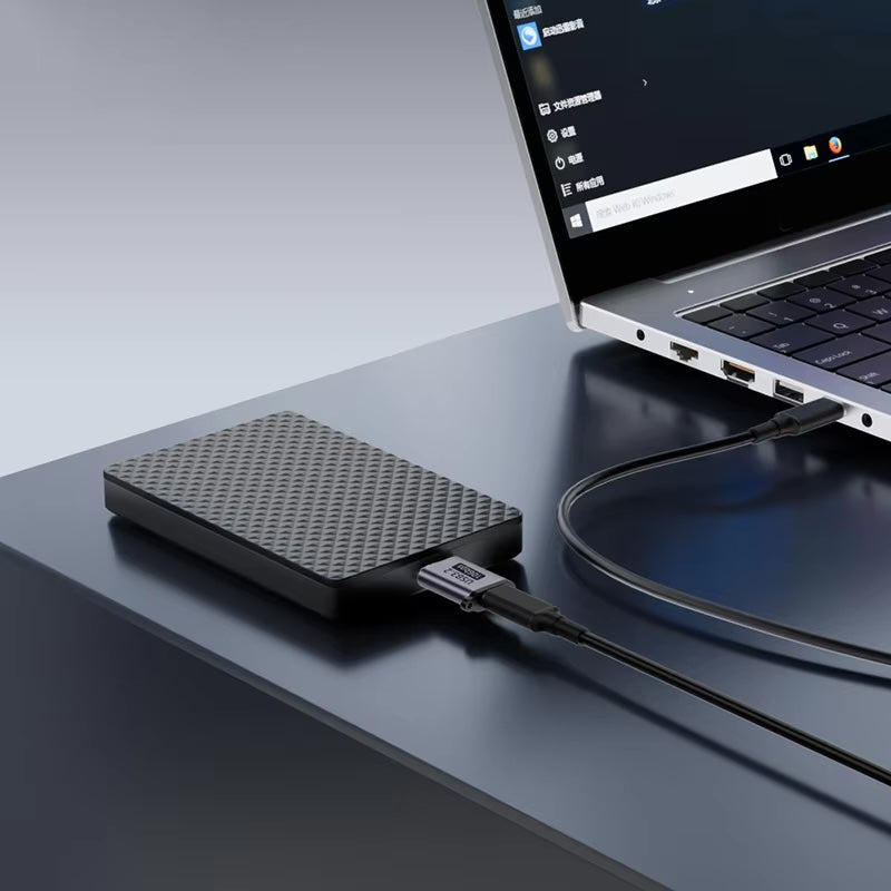 Type-C USB3.0 Micro B Connector, Micro B USB C 3.0 Male to Type C Female Adapter for External Hard Drive Disk