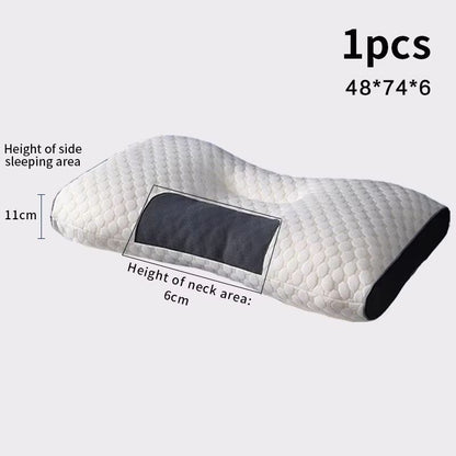 Orthopedic Soybean Fiber Neck Pillow  Cervical Support Massage Pillow For Better Sleep  Pain Relief 6