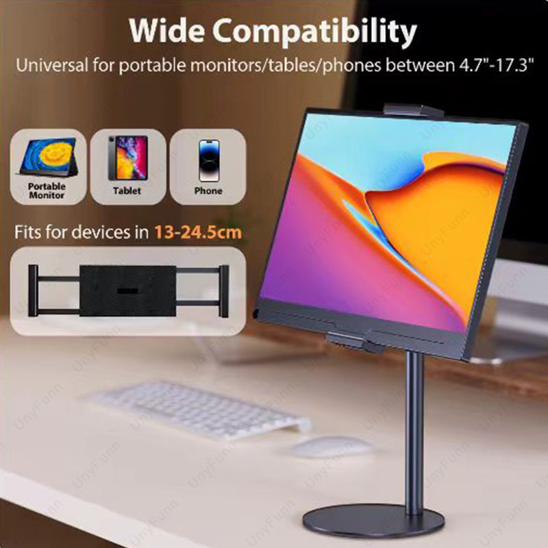 Desktop Monitor Bracket Portable Monitor Stand Adjustable Height Phone Tablet Monitor Support Holde 1