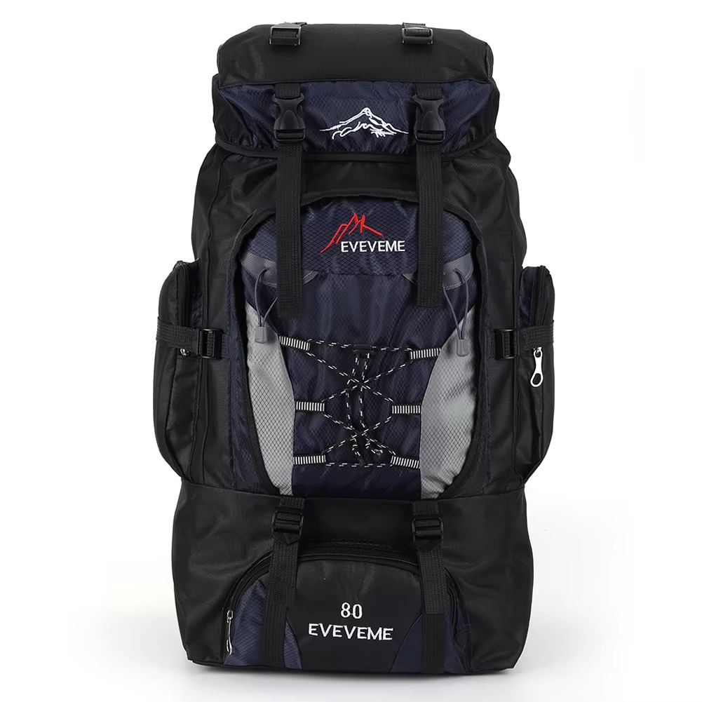 80L Outdoor Mountaineering Backpack  HeavyDuty Hiking Travel  Camping Backpack For Men And Women 9