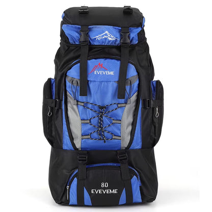 80L Outdoor Mountaineering Backpack  HeavyDuty Hiking Travel  Camping Backpack For Men And Women 6