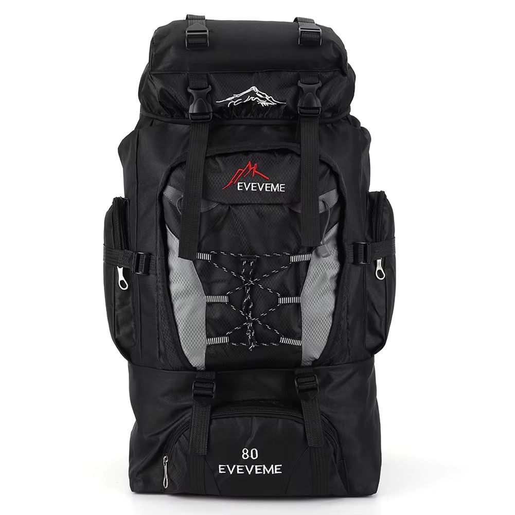 80L Outdoor Mountaineering Backpack  HeavyDuty Hiking Travel  Camping Backpack For Men And Women 7