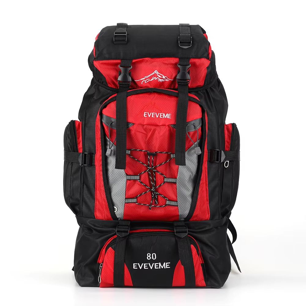 80L Outdoor Mountaineering Backpack  HeavyDuty Hiking Travel  Camping Backpack For Men And Women 8