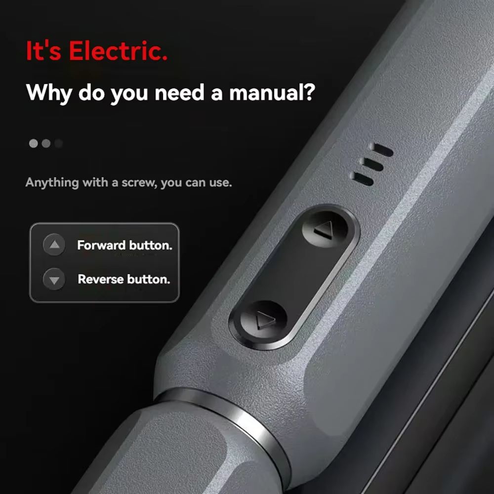 Mini Cordless Electric Screwdriver  Rechargeable Lithium Battery ManualAuto Precision Drill Tool 1