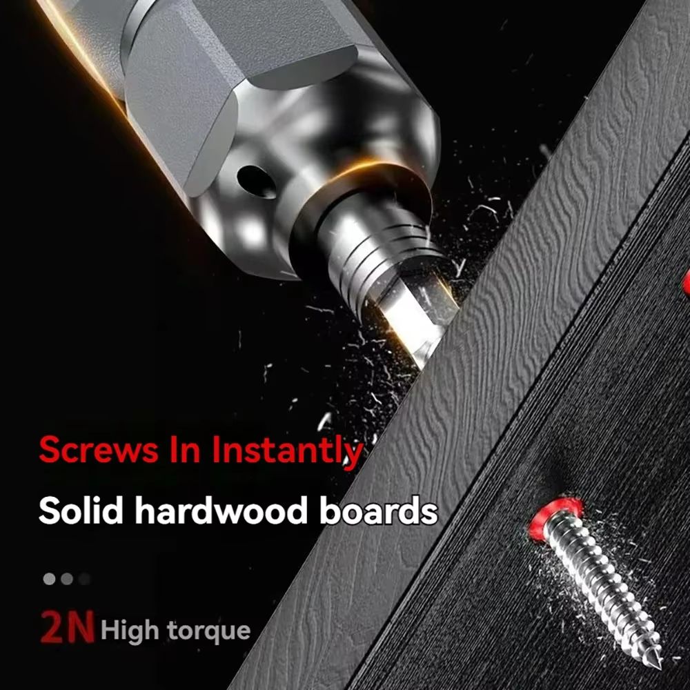 Mini Cordless Electric Screwdriver  Rechargeable Lithium Battery ManualAuto Precision Drill Tool 2