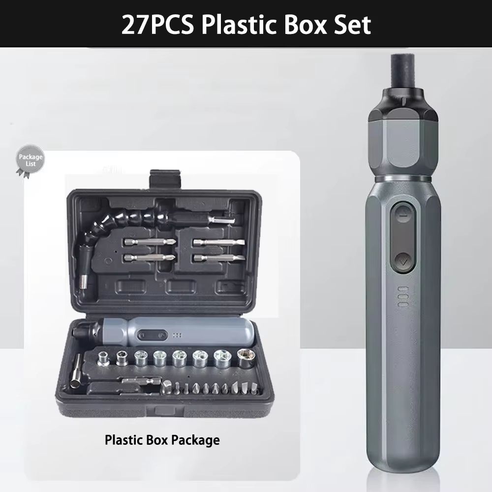 Mini Cordless Electric Screwdriver  Rechargeable Lithium Battery ManualAuto Precision Drill Tool 11