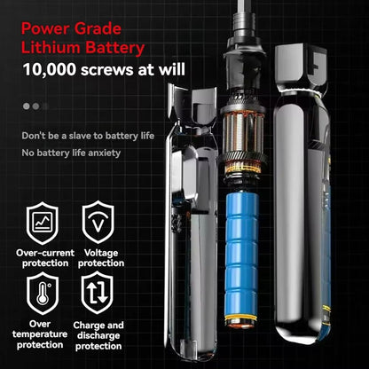 Mini Cordless Electric Screwdriver  Rechargeable Lithium Battery ManualAuto Precision Drill Tool 4