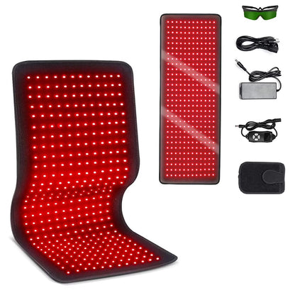 Red & Infrared Therapy Belt – Wearable LED Heating Pad for Pain Relief and Muscle Recovery