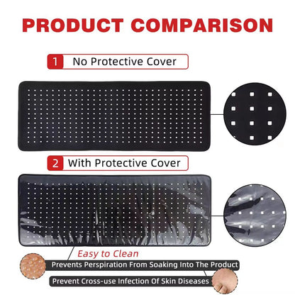 Red  Infrared Therapy Belt  Wearable LED Heating Pad For Pain Relief And Muscle Recovery 2