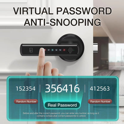Viladepot Smart Lock  Fingerprint Door Lock With App Control Passcode  Touchscreen Keypad 1