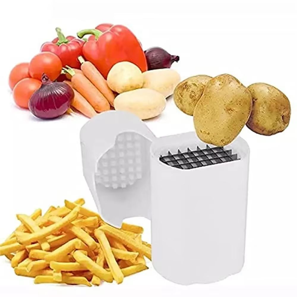 French Fry Cutter – Rapid Vegetable Slicer & Potato Chopper for Easy Home Cooking
