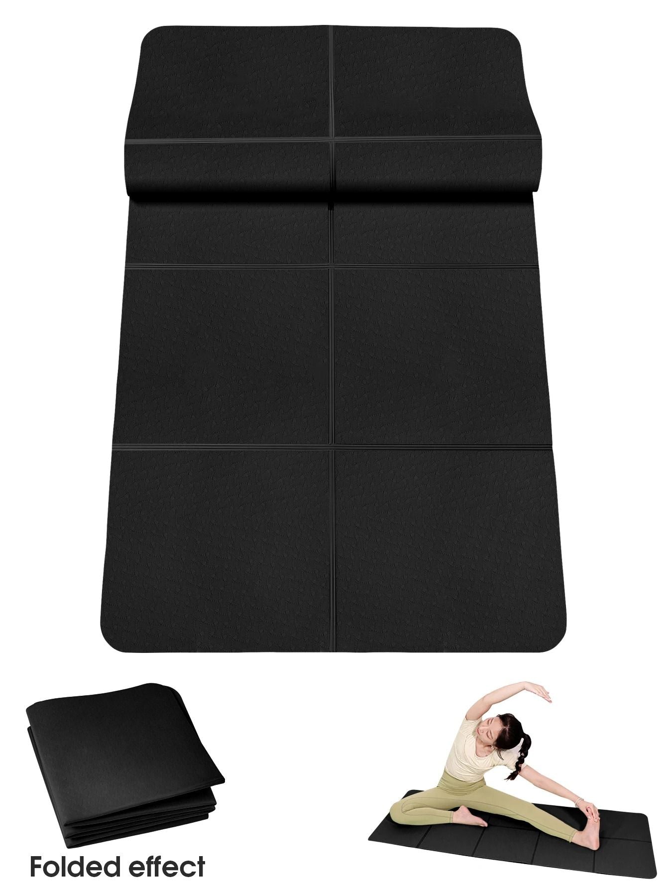 Portable Foldable TPE Travel Yoga Mat 2