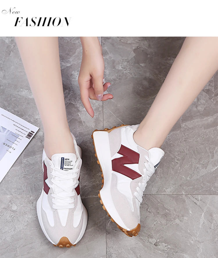 Womens New Style Thick-Soled Dad Sneakers Summer Lightweight Breathable Comfortable Casual Walking