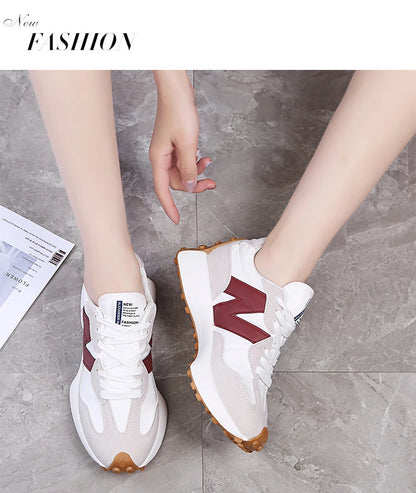Womens New Style Thick-Soled Dad Sneakers Summer Lightweight Breathable Comfortable Casual Walking