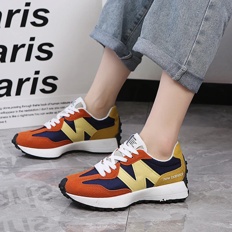 Womens New Style Thick-Soled Dad Sneakers Summer Lightweight Breathable Comfortable Casual Walking