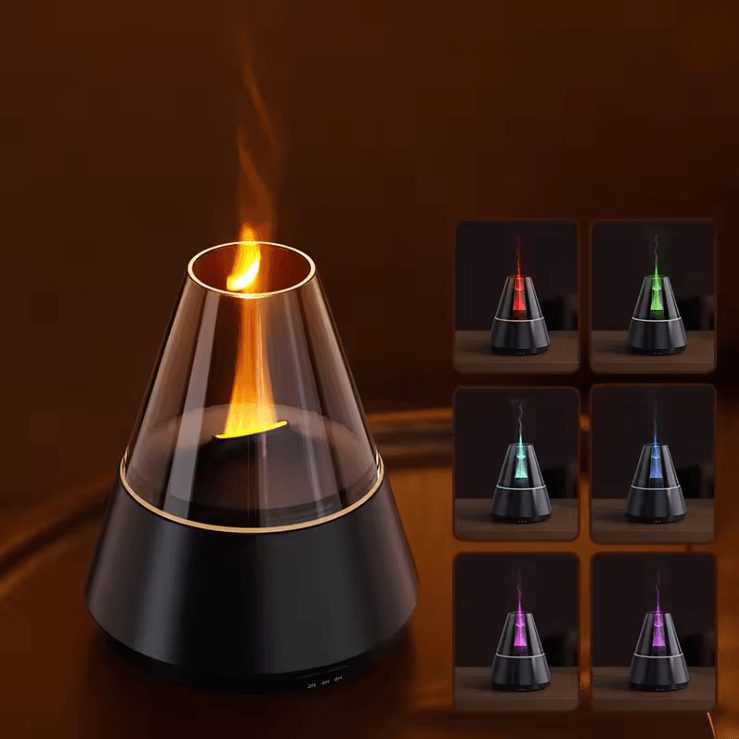 USB Essential Oil Diffuser And Air Humidifier With Colorful Lamp Aromatherapy Spray 3