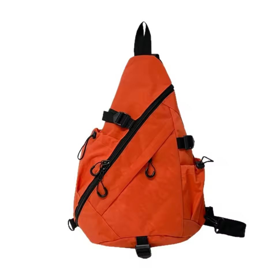Mens Chest Bag Large Capacity Shoulder Bag With Multiple Pockets Oxford Cloth 9