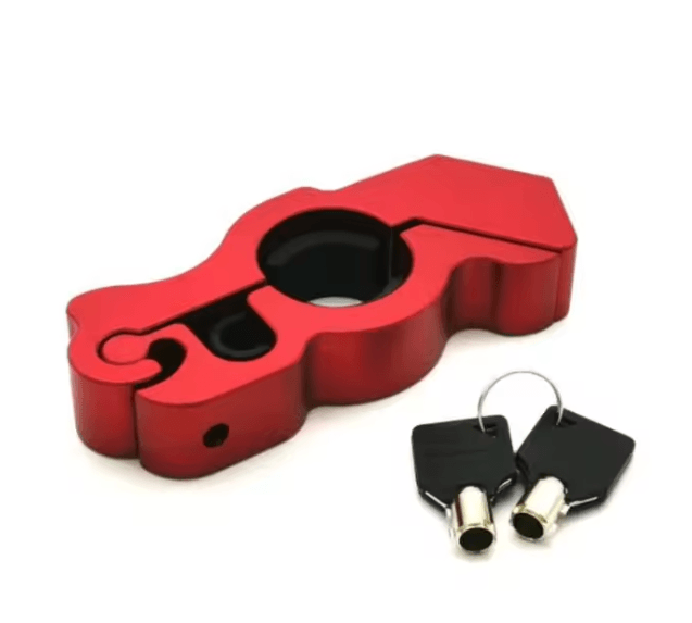 Motorcycle Handlebar Lock Heavy Duty Brake And Throttle Anti Theft Device 1