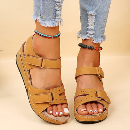 Womens Summer Wedge Sandals New Fashion Non Slip Lightweight Platform Sandalias Mujer Casual Beach  7