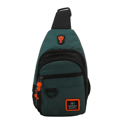 Mens Crossbody Shoulder Bag Multi Layer Business Chest Bag 2